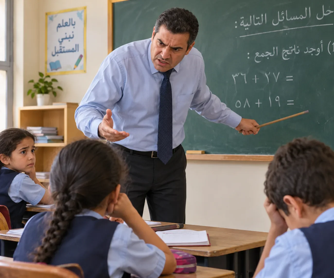 image about تأثير المعلم العطوف والمعلم القاسي على الطفل واستيعابه للعلم