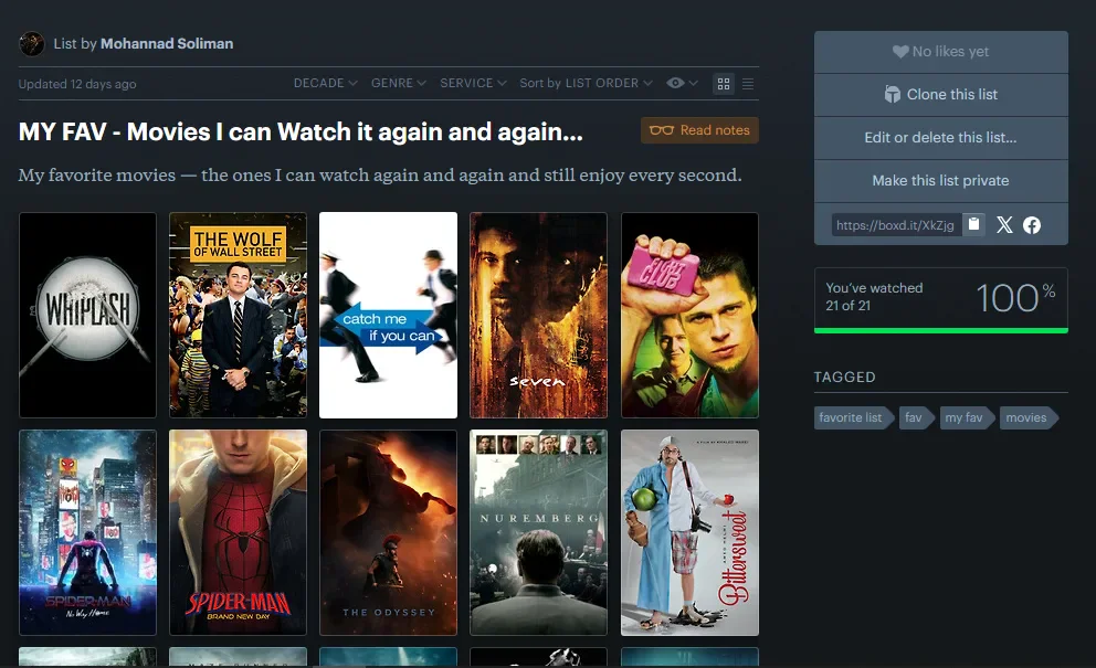 image about Letterboxd: الموقع الذي يحوّل حبك للأفلام إلى تجربة سينمائية متكاملة