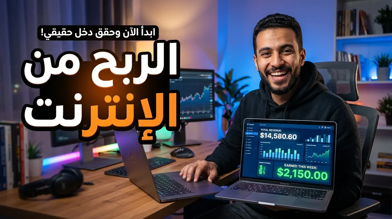 image about الربح من الإنترنت 2026: دليلك الشامل لتحقيق دخل حقيقي وبناء مصدر دخل من المنزل
