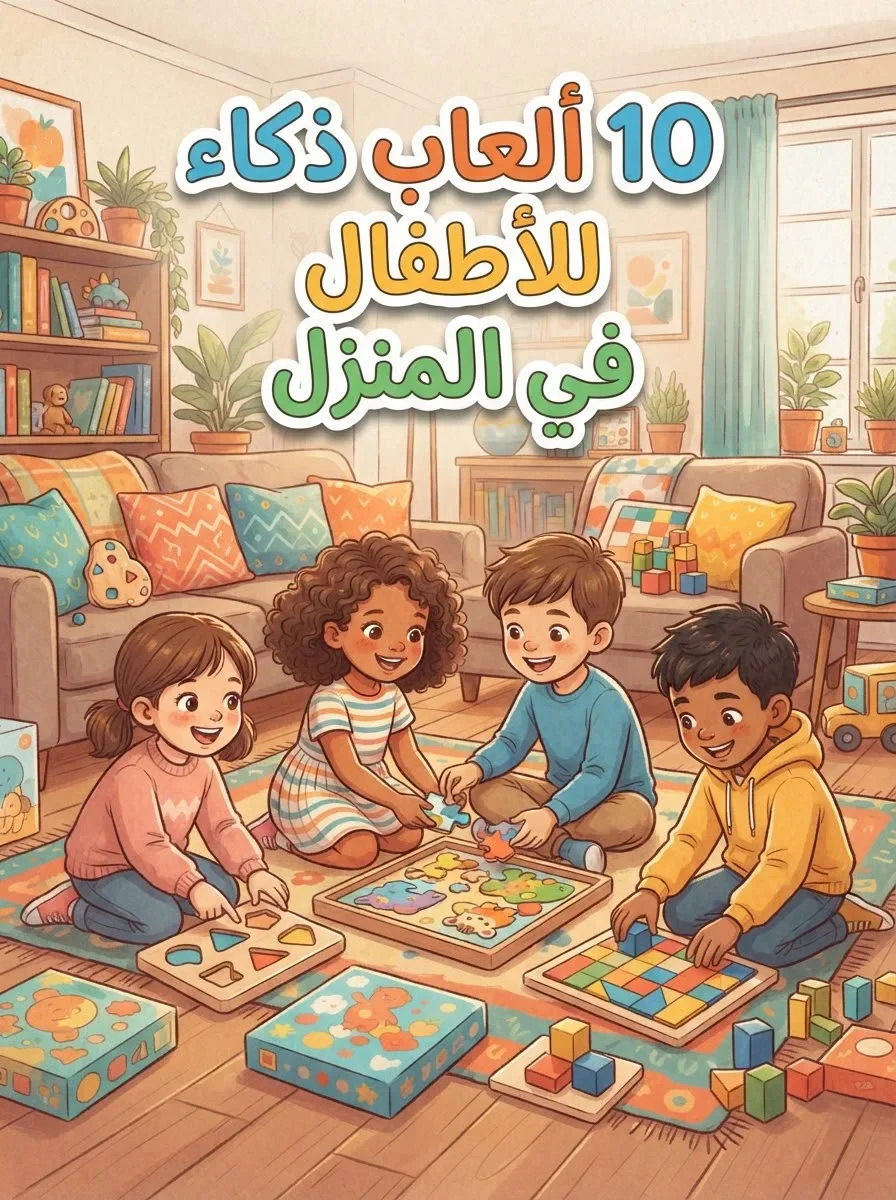 image about 10 ألعاب ذكاء للأطفال في المنزل بدون إنترنت.. أفكار ممتعة تنمي التركيز والذاكرة