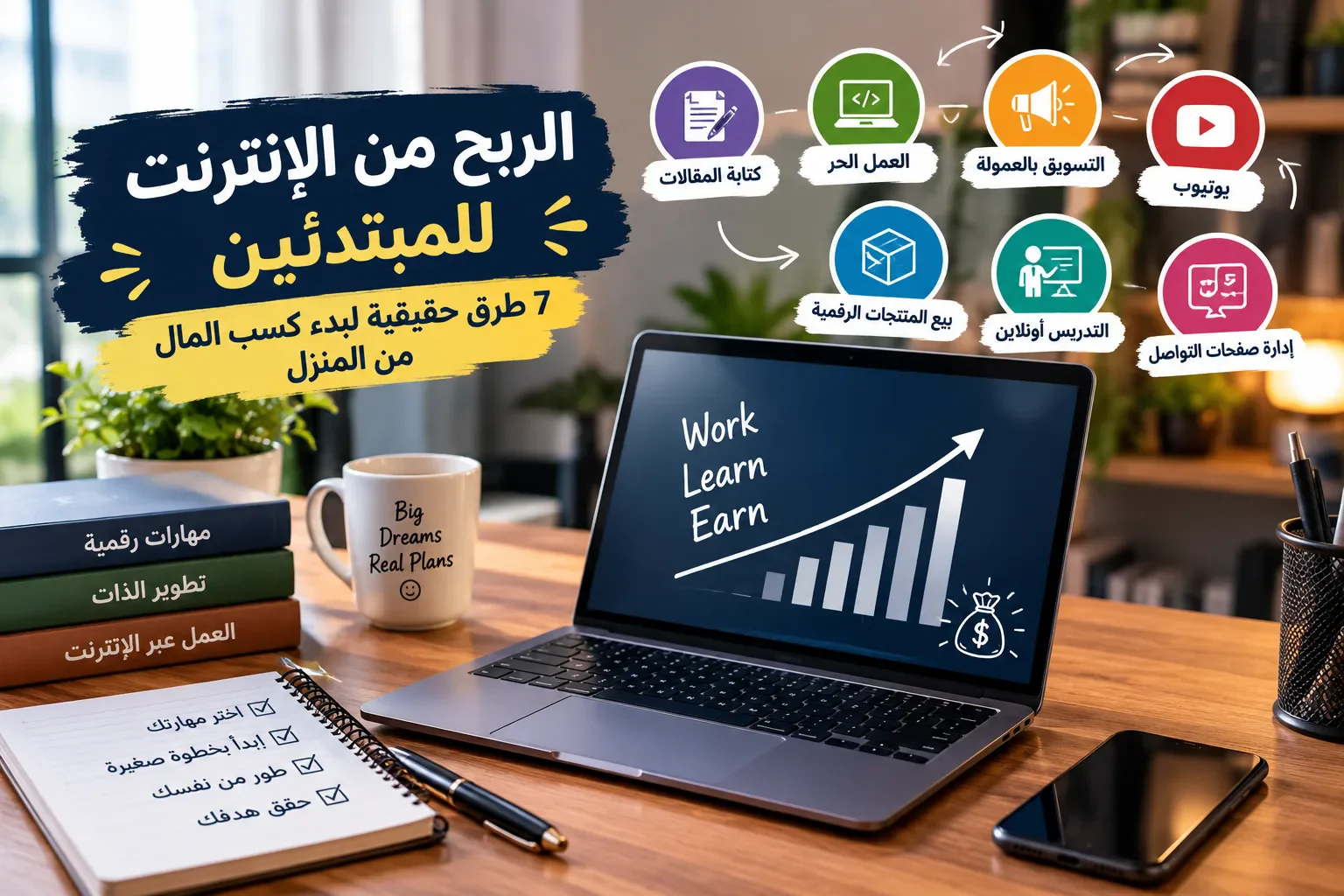 image about الربح من الإنترنت للمبتدئين 2026