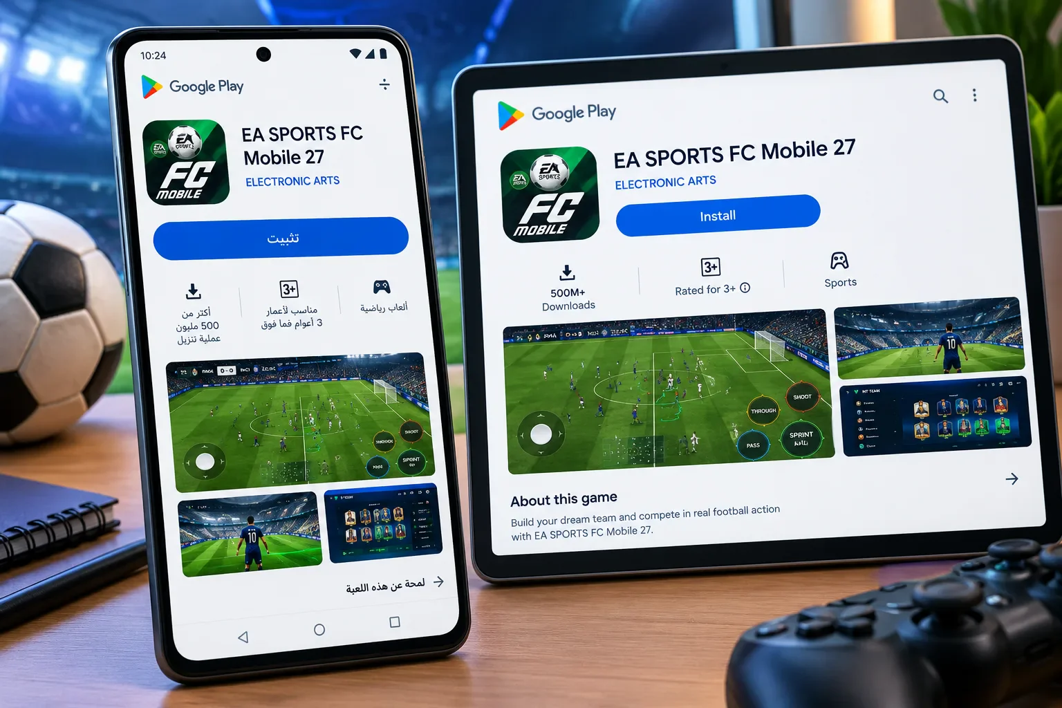 image about تحميل EA SPORTS FC Mobile 27 للأندرويد من Google Play