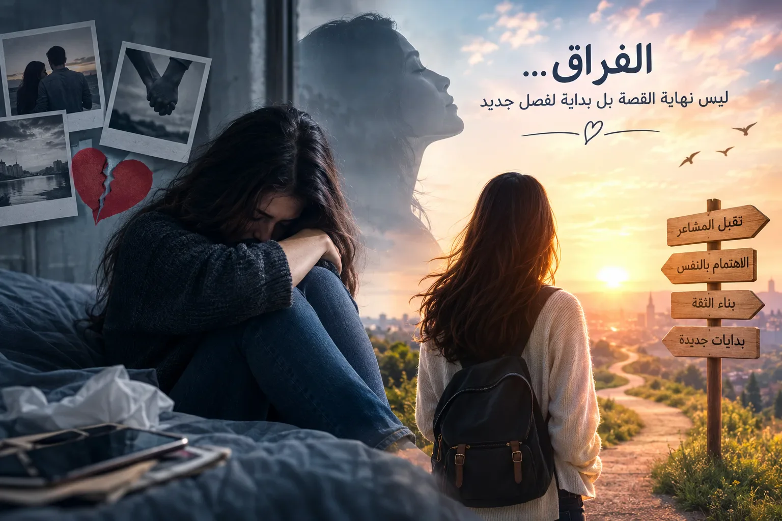 image about الفراق في حياتنا.. أسبابه وتأثيره النفسي وكيفية تجاوز ألم الفراق