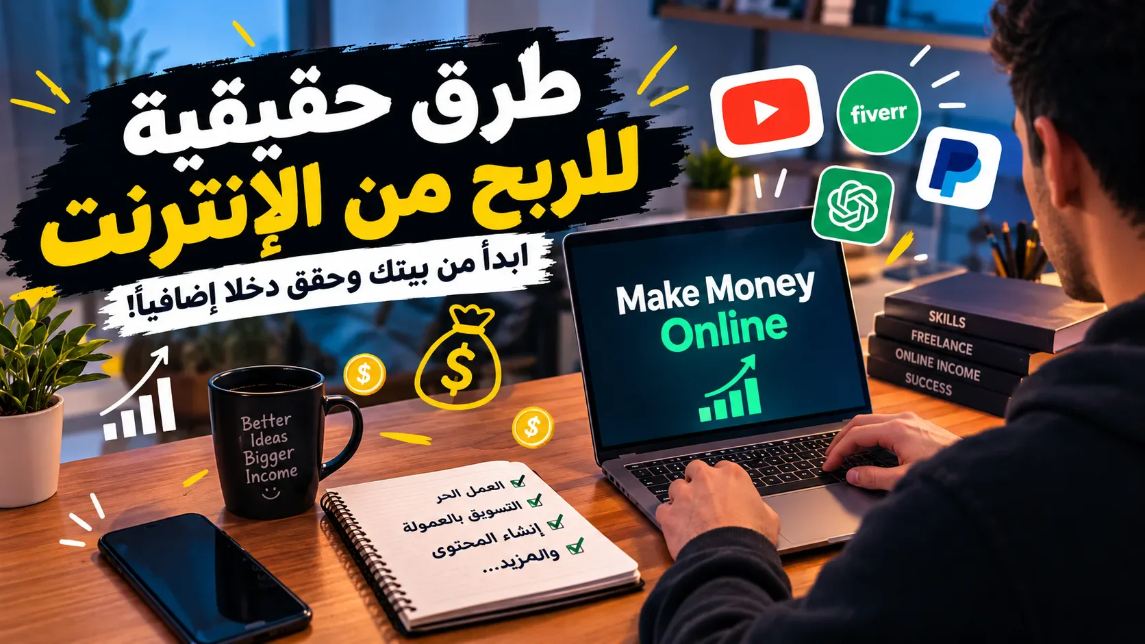 image about طرق حقيقية للربح من الإنترنت: ابدأ من بيتك وحقق دخلا إضافيا!