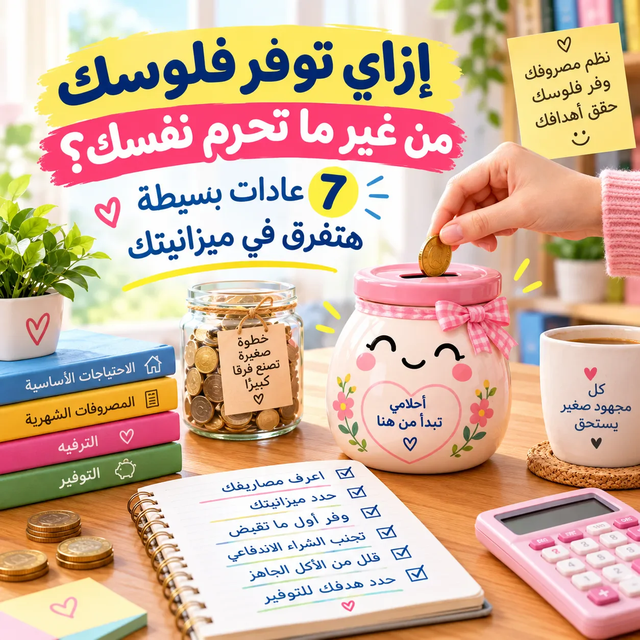 image about إزاي توفر فلوسك من غير ما تحرم نفسك؟ 7 عادات بسيطة هتفرق في ميزانيتك