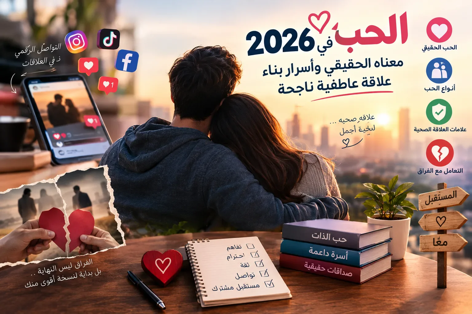 image about الحب في 2026: معناه الحقيقي وعلامات الحب الصادق وكيفية بناء علاقة ناجحة