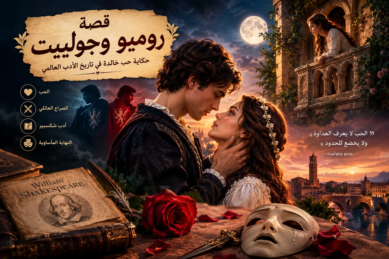 image about قصة روميو وجولييت كاملة وأحداثها ونهايتها المأساوية