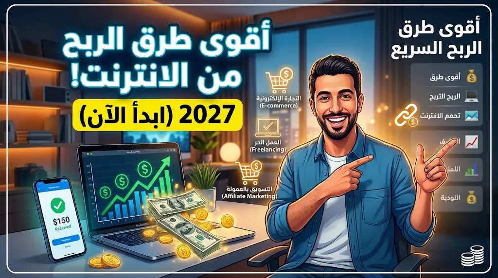 image about إزاي تربح فلوس من الإنترنت في 2026؟ 7 طرق للمبتدئين من الصفر