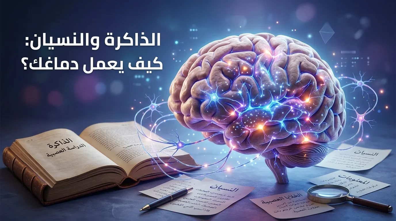image about لماذا ننسى المعلومات بسرعة؟ أسرار الذاكرة وطرق علمية تساعدك على الحفظ والتذكر
