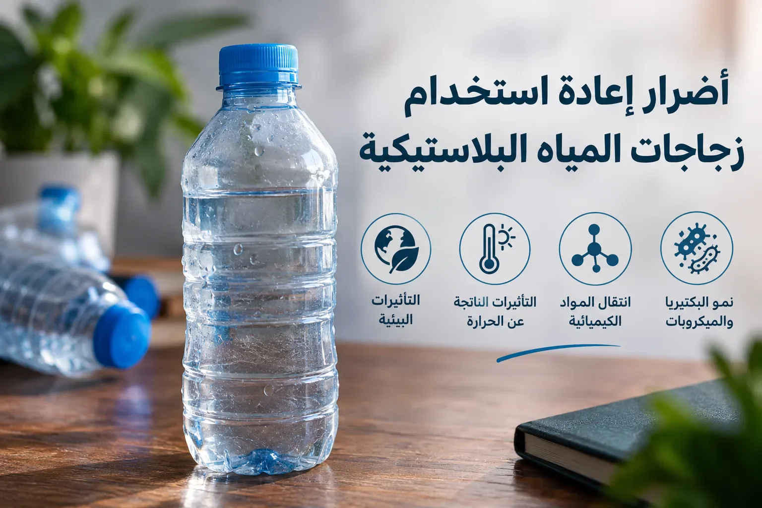 image about الأضرار الصحية المحتملة لإعادة استخدام زجاجات المياه البلاستيكي