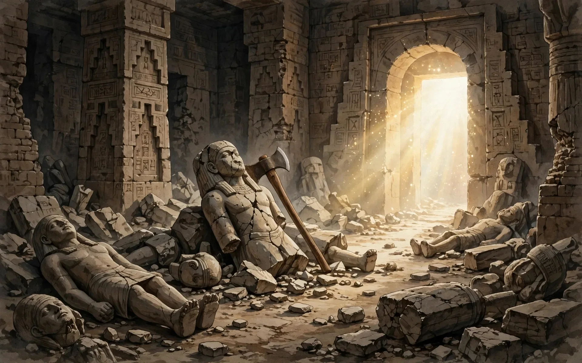 image about قصة سيدنا إبراهيم خليل الرحمن كاملة من تحطيم الأصنام إلى النار وبناء الكعبة بالدليل