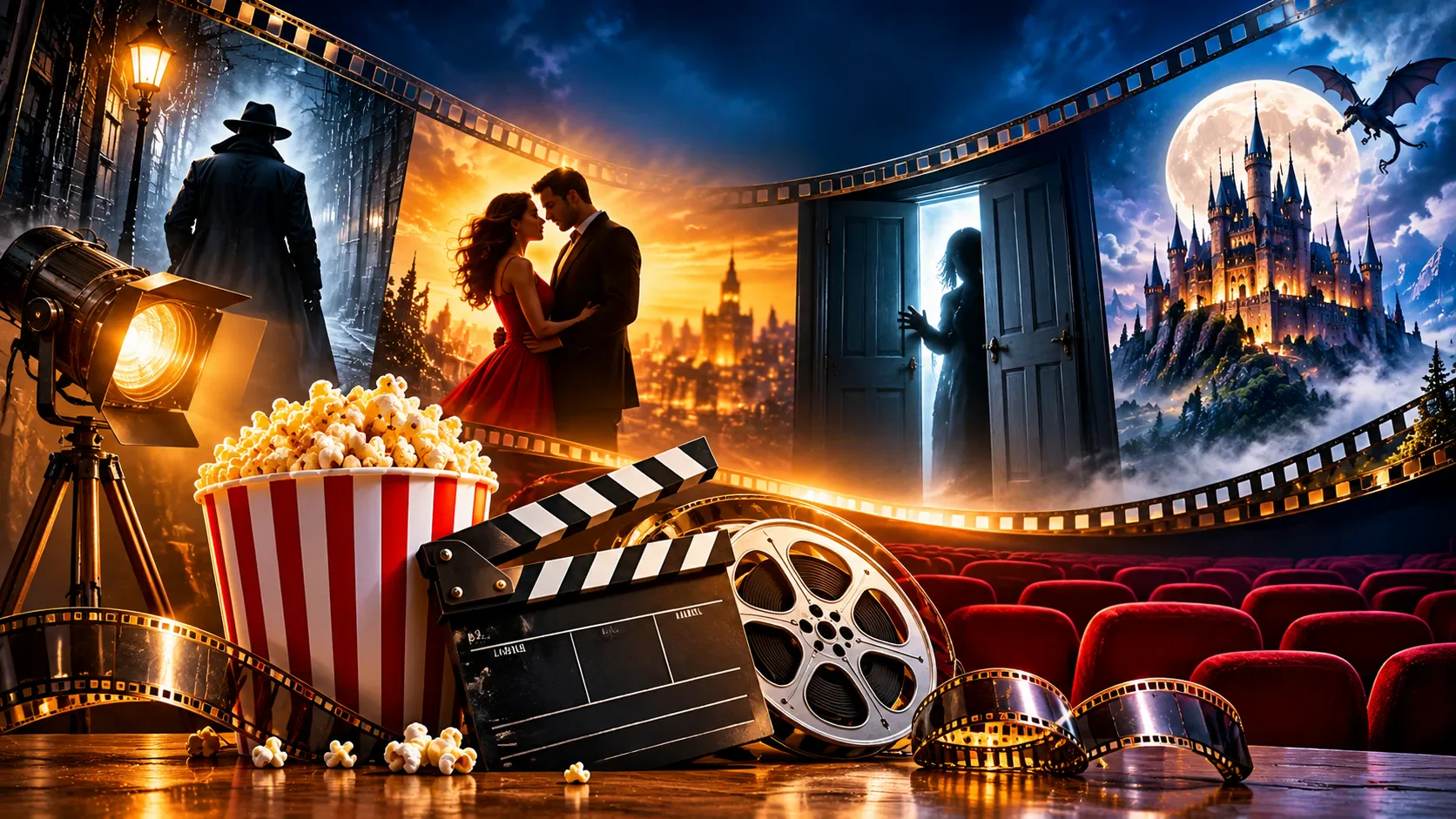 image about قصص الأفلام والمسلسلات: أسرار الحكايات التي تجعلنا نعيش داخل عالم من الخيال