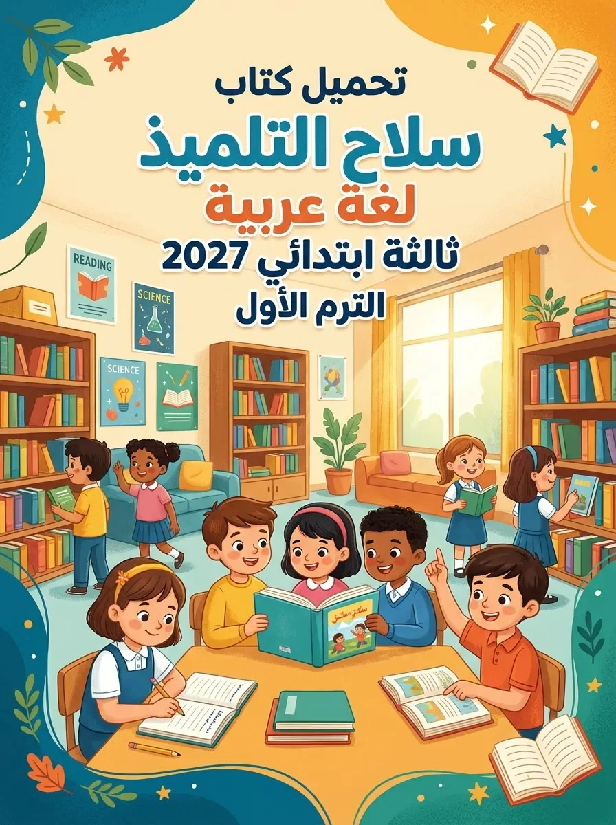 image about 📘 تحميل كتاب سلاح التلميذ لغة عربية ثالثة ابتدائي 2027 PDF الترم الأول