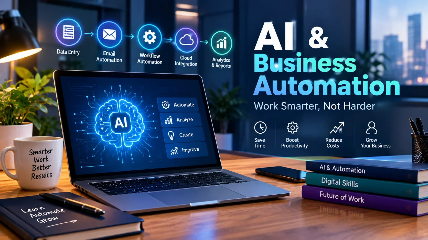 image about Business Automation and Artificial Intelligence: How AI Is Changing the Way We Work