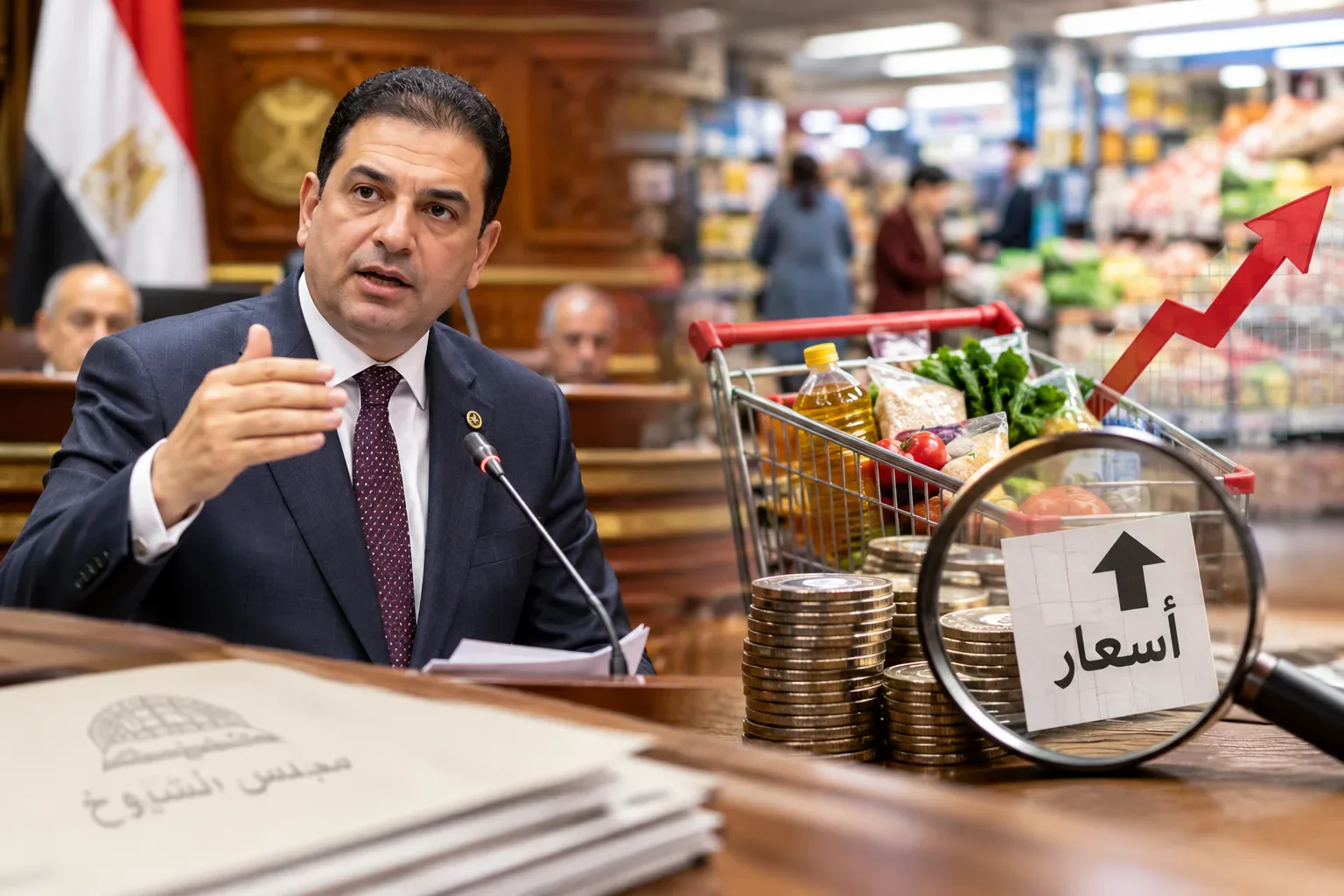 image about نائب بالشيوخ يطالب بضبط الأسواق ومواجهة التلاعب بالأسعار: المواطن تحمل الكثير