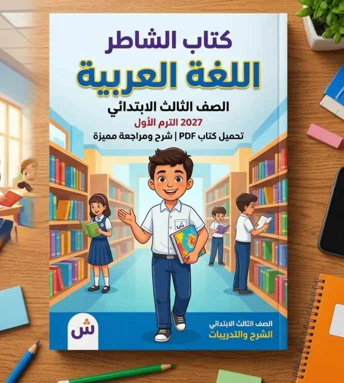 image about 📥 تحميل كتاب الشاطر لغة عربية للصف الثالث الابتدائي 2027 PDF الترم الأول | شرح وتدريبات مميزة