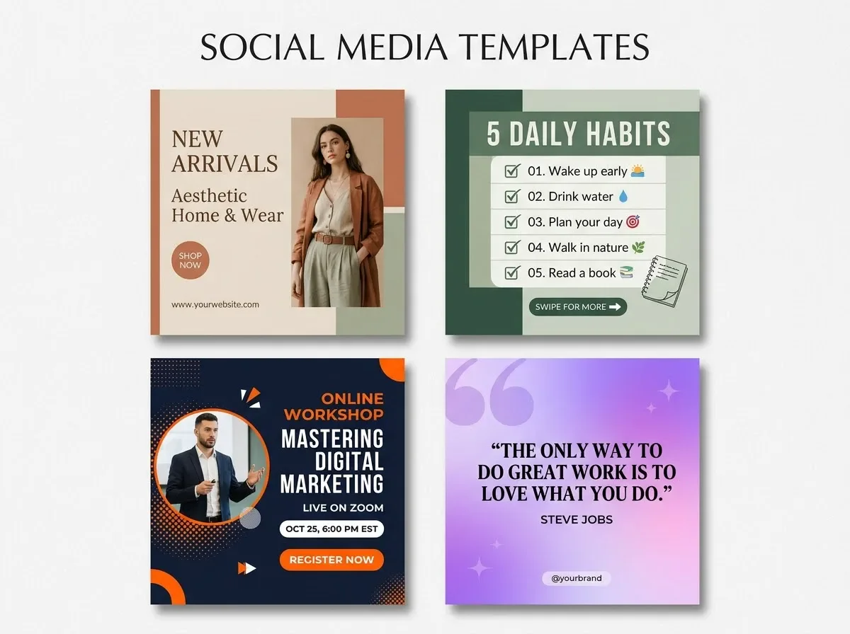 image about ازاي تعمل تصميمات احترافية ببرنامج Canva من غير أي خبرة في التصميم