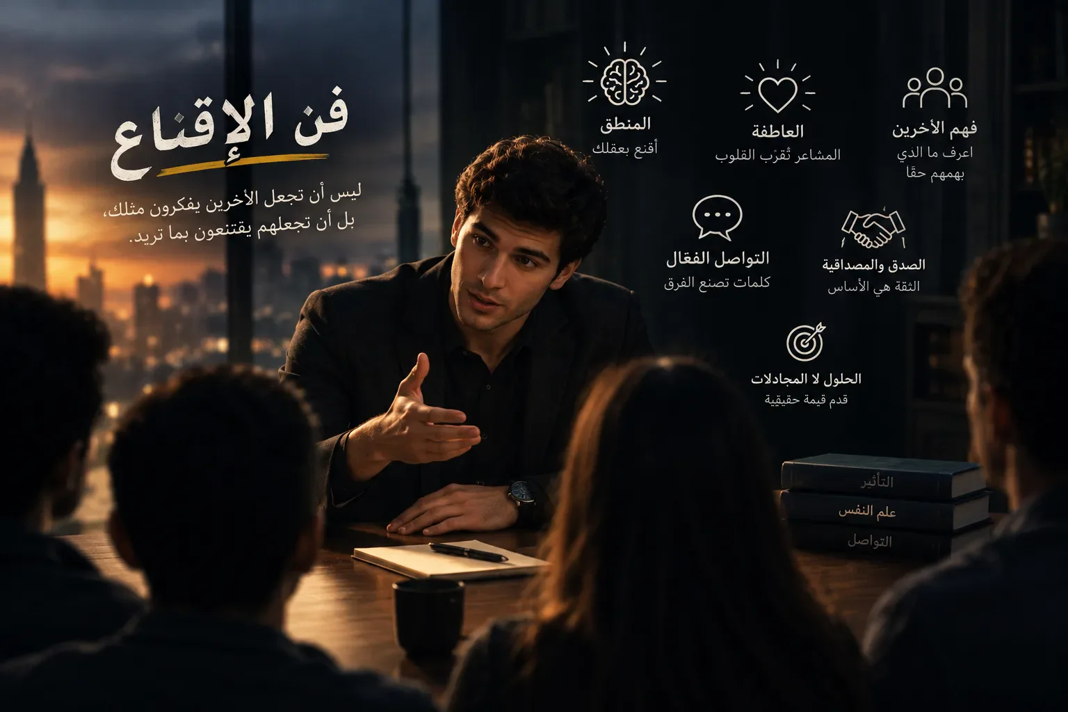 image about 4 ركائز أساسية لتصبح شخصاً مقنعاً ومسموع الكلمة.