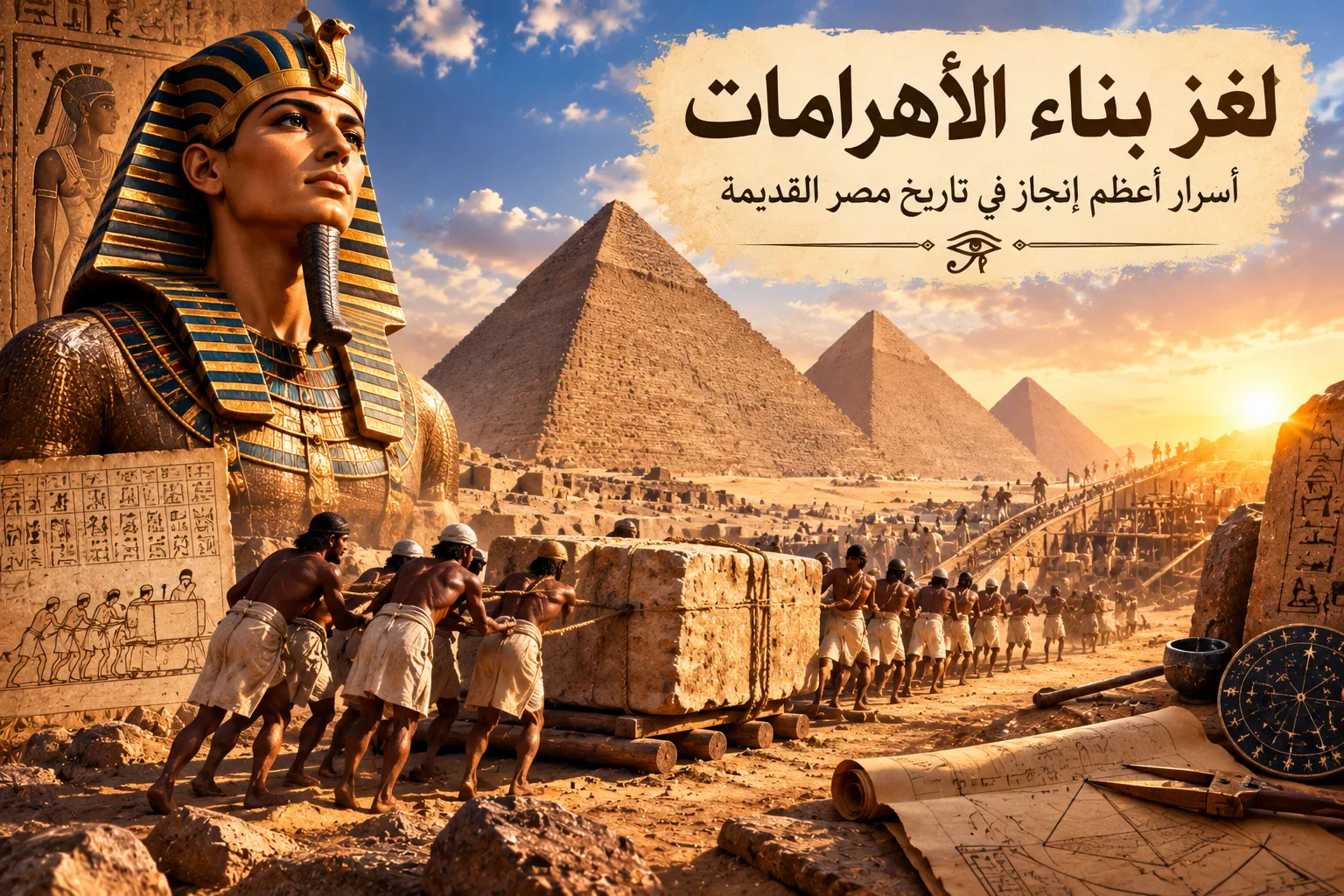image about بناء الأهرامات: أعظم إنجاز هندسي في الحضارة المصرية القديمة