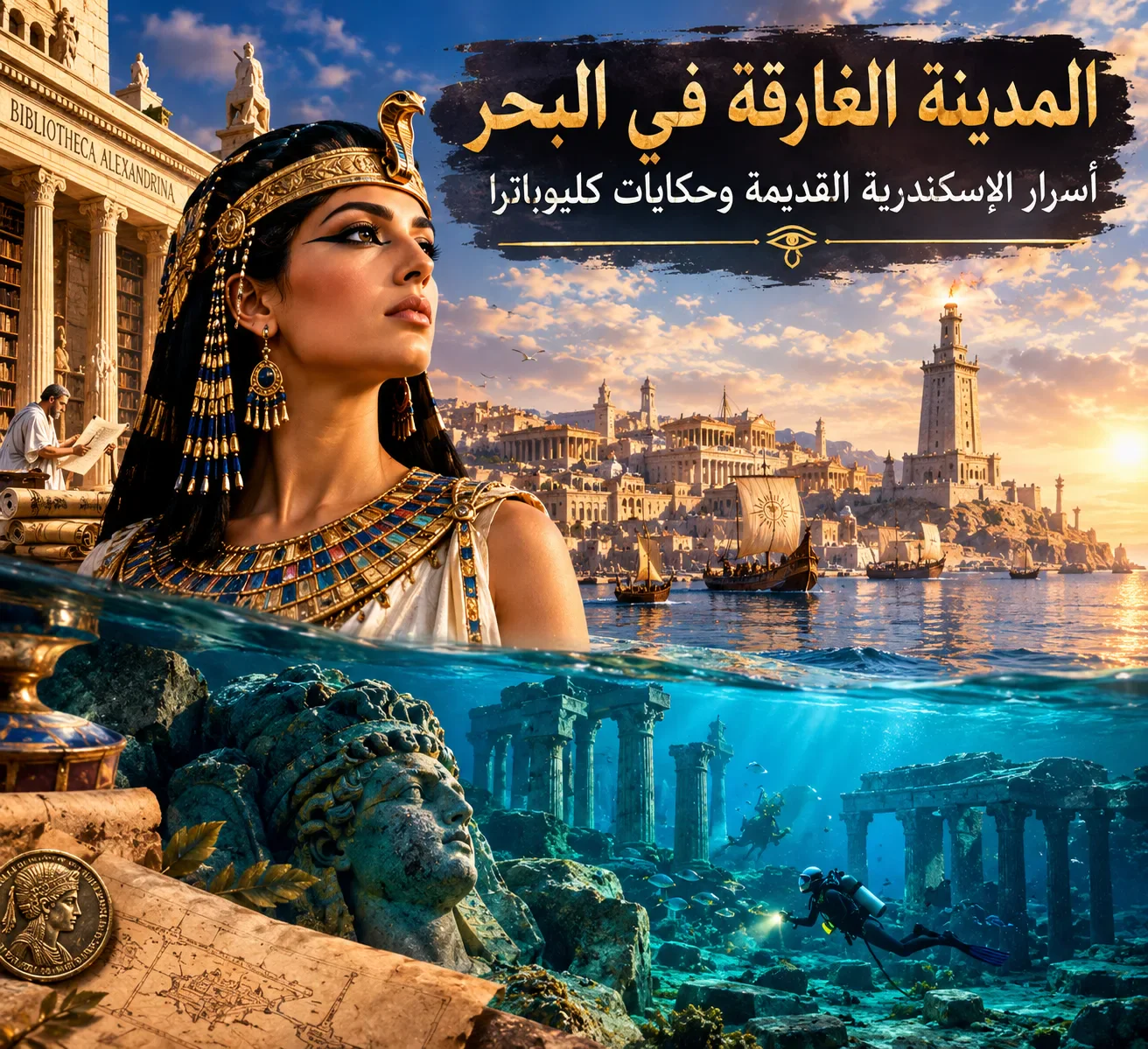 image about الإسكندرية القديمة: أسرار مدينة جمعت بين الحضارة والغموض ⭐