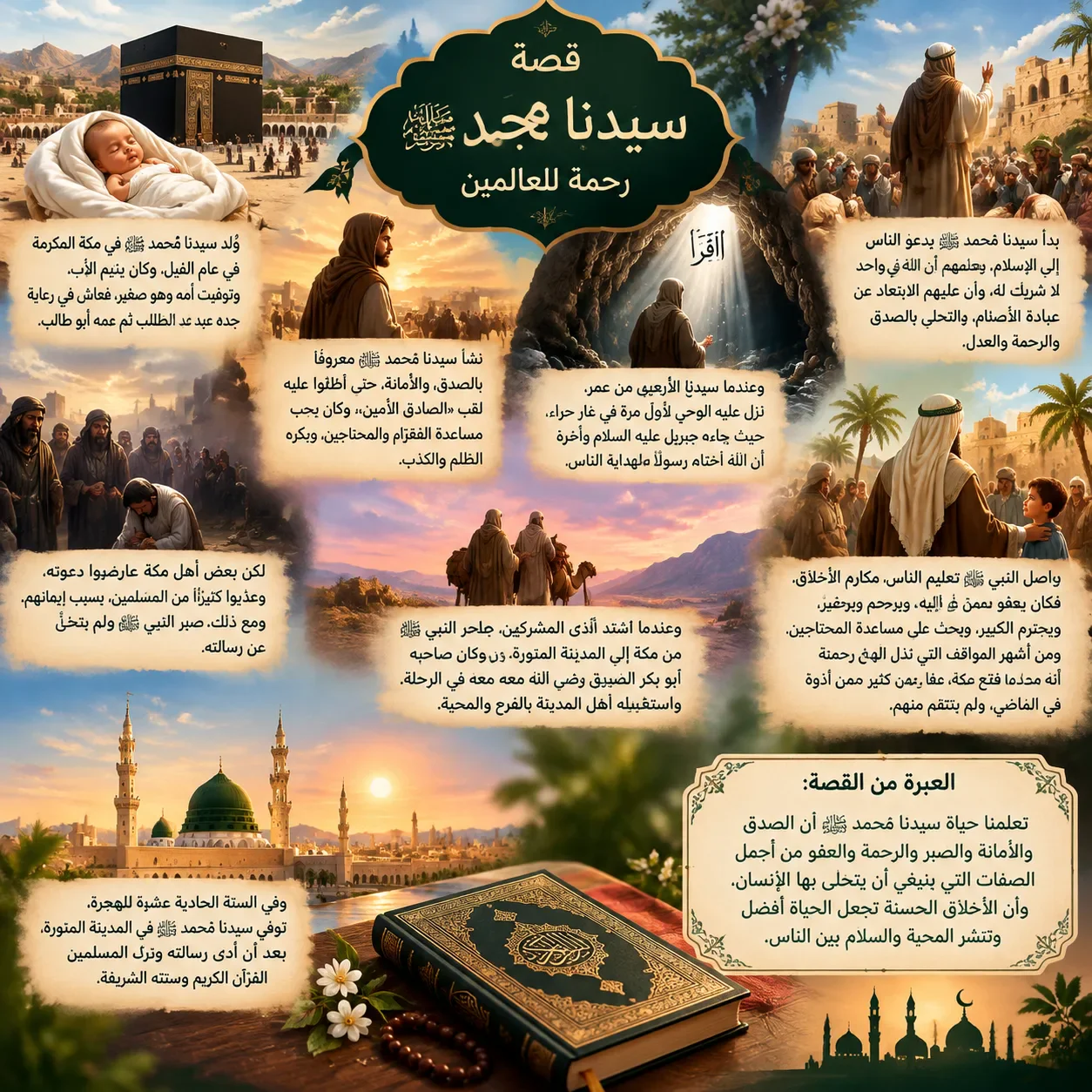 image about قصه سيدنا محمد صلى الله عليه وسلم 