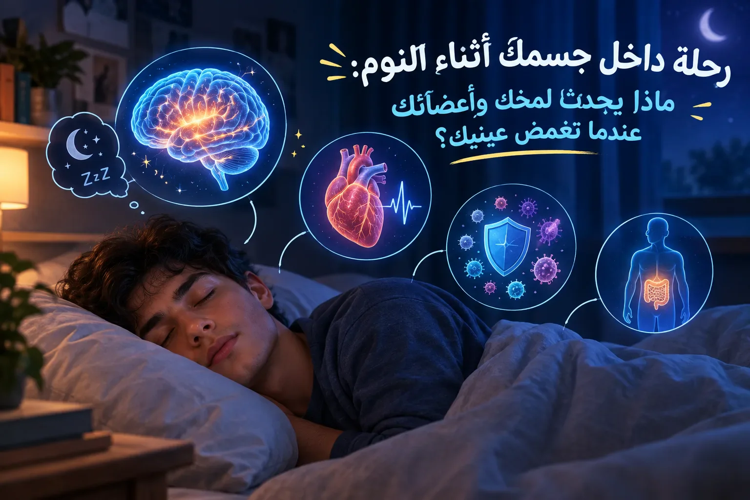 image about ماذا يحدث لجسمك عندما تنام ؟ أسرار لا تعرفها عن جسمك تحدث أثناء النوم
