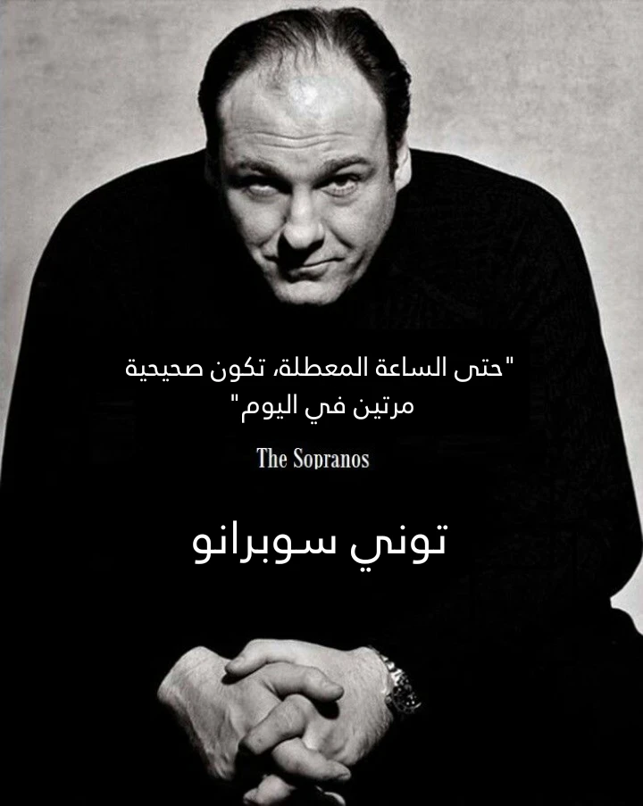 image about 20 اقوى اقوال و اقتباسات توني سوبرانو - مسلسل The Sopranos