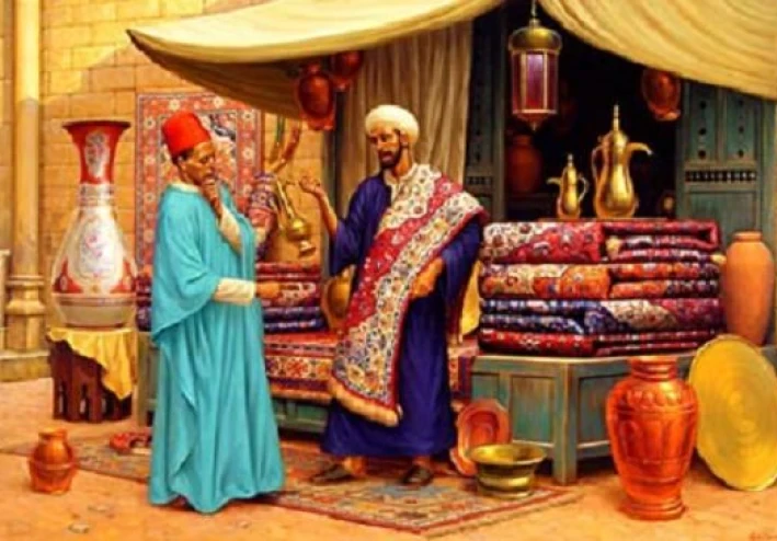 قصة الخليفة عمر وتاجر الفقير