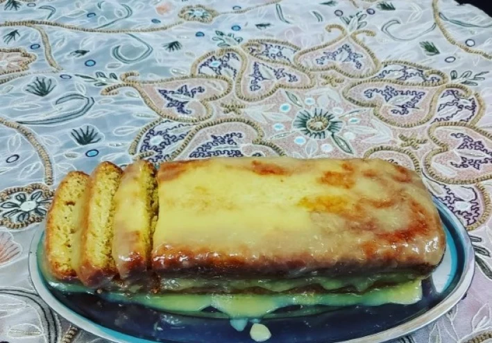 كيكة البرتقال بصوص البرتقال
