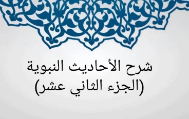 شرح الأحاديث النبوية (الجزء الثاني عشر)