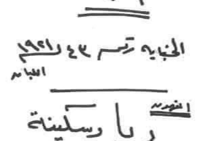 الجناية رقم ٤٣ لسنة ١٩٢١ - اللبان.