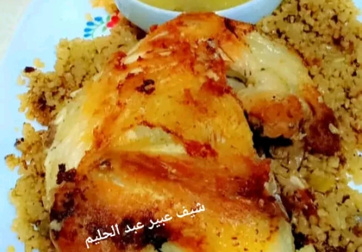 طريقة عمل الفراخ البلدي المحشية أرز
