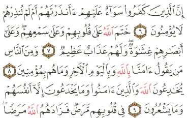 تفسير القرآن الكريم: سورة البقرة الصفحة ٣ من المصحف.