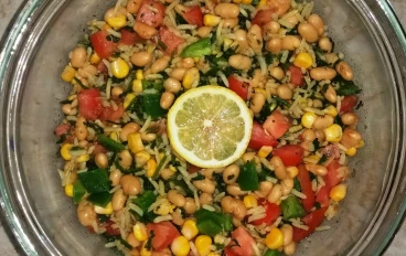 طريقة عمل سلطة الأرز المكسيكية