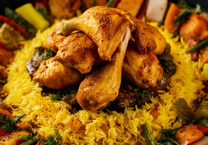 سر المطاعم يكشف! طريقة عمل كبسة دجاج محترفة في منزلك
