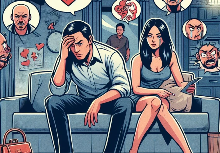 علامات تدل على خيانة الزوجة وتلاعبها: الانسحاب العاطفي