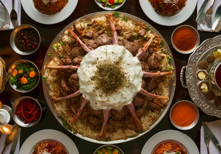 طريقة عمل المنسف الاردني الرائع بسهولة