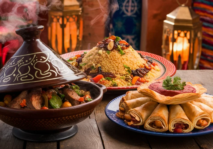 طريقة عمل اشهر 3 اكلات مغربية لأطباق شهية ولذيذة