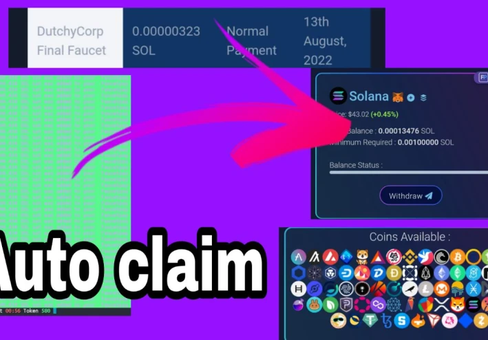 سكريبت جديد لموقع autofaucet.dutchycorp سحب مباشر على محفضه faucetpay
