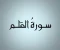 صورة مقال سورة القلم (مضبوطة ومشكلة بخط واضح)