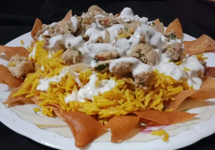 طريقة عمل فتة شاورما الدجاج