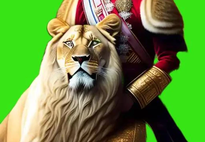 الولد الضايع والأسد الشجاع