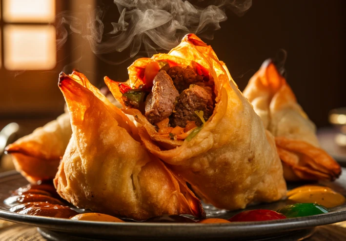 طريقة تحضير سمبوسة الدجاج