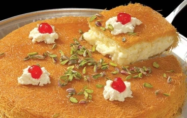 طريقة عمل كنافه بالقشطا