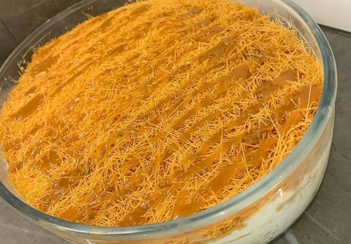 حلى الخشخش بدون حليب مكثف