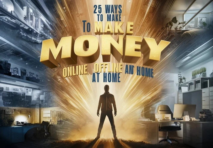 25 Ways to Make Money Online, Offline and at Home