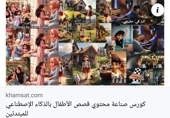 كورس صناعة المحتوى بإستخدام الذكاء الإصطناعي للمبتدئين