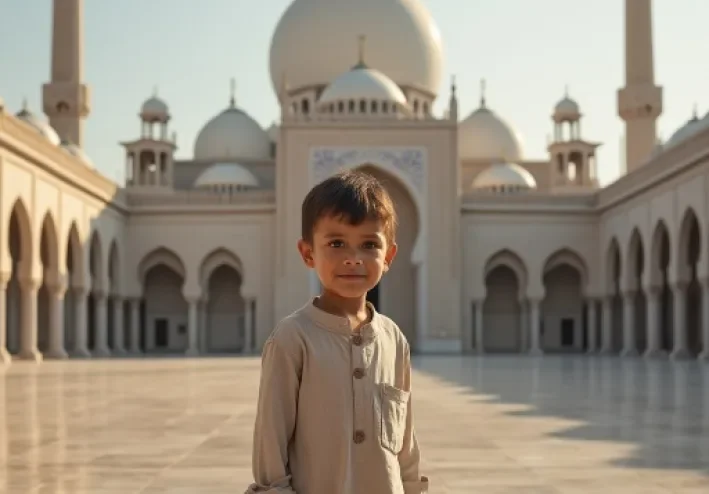 قصة الفتى الصغير والمسجد