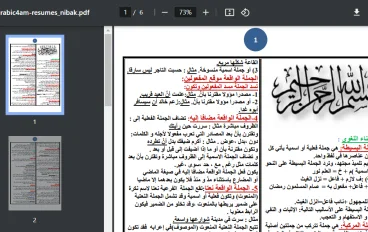 تحميل ملخص اللغة العربية للسنة الرابعة متوسط في الجزائر (PDF) 2024 