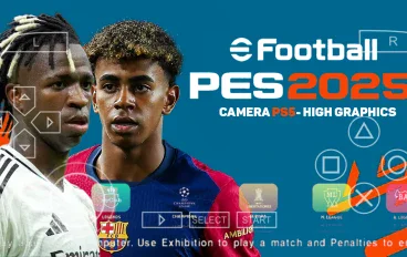 eFootball PES 2025 PPSSPP NEW TRANSFERS CAMERA PS5